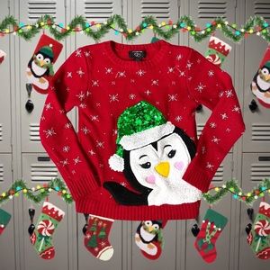 Ugly Xmas Sweater Penguin